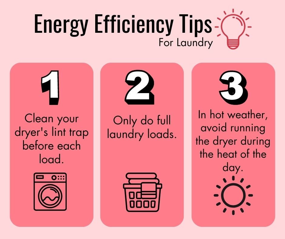 Energy Efficiency Tips - Laundry